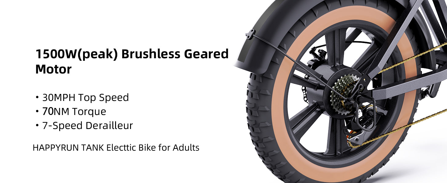 Happy Run Tank Fat Tire E-Bike
