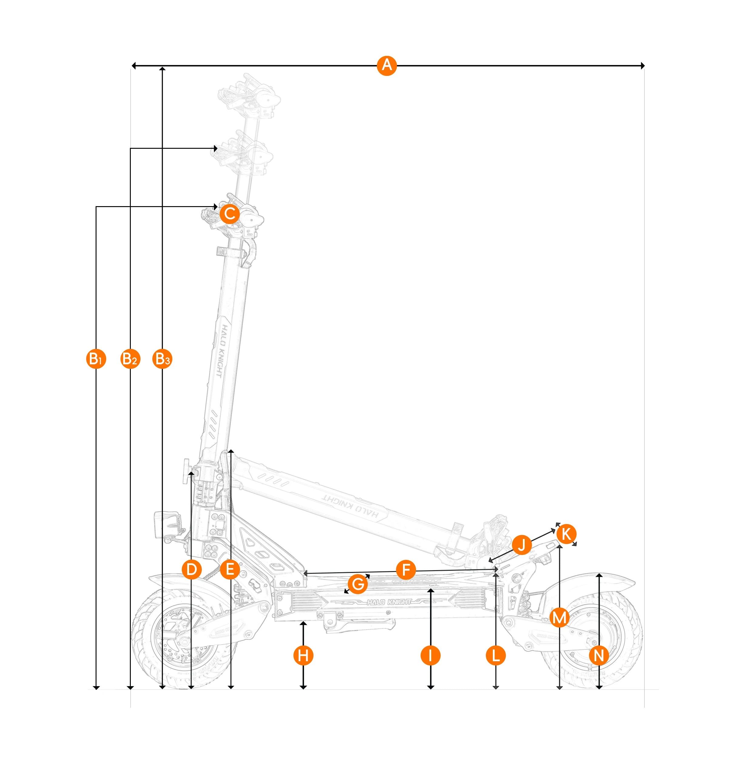 Halo Knight T102 Electric Scooter