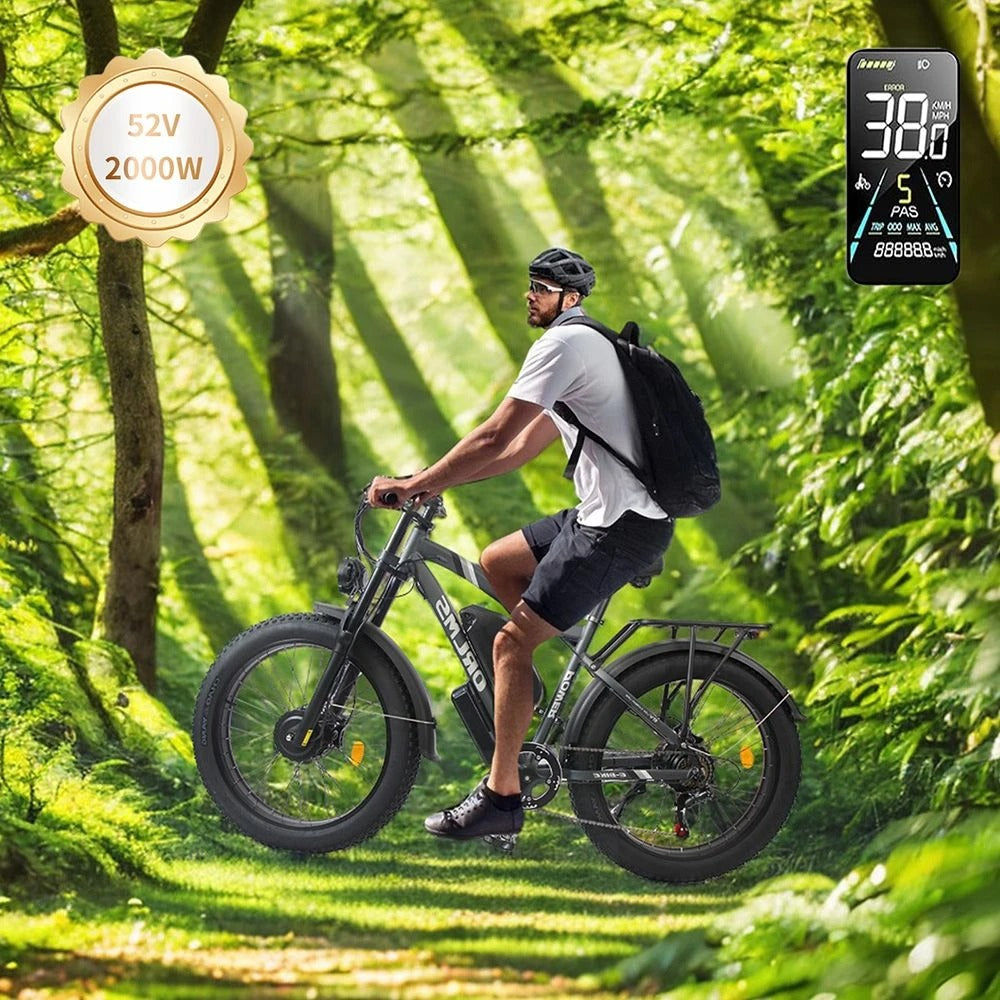 MX500 26" Fat Tire E-Bike