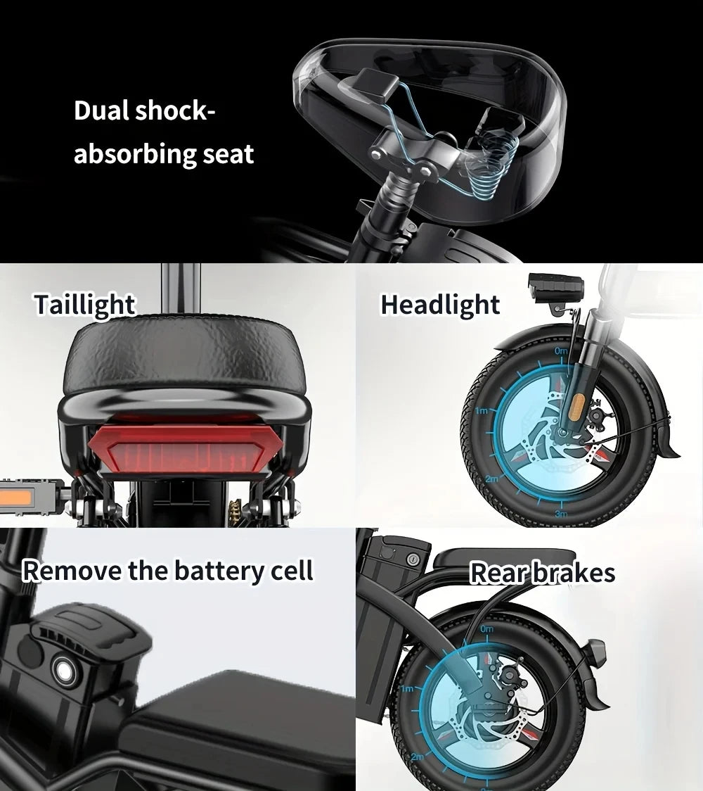 Foldable 14" Electric Bike