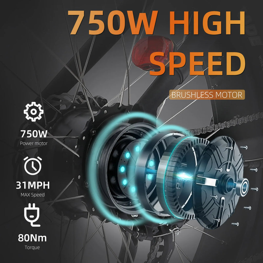 750W Electric Mountain Bike
