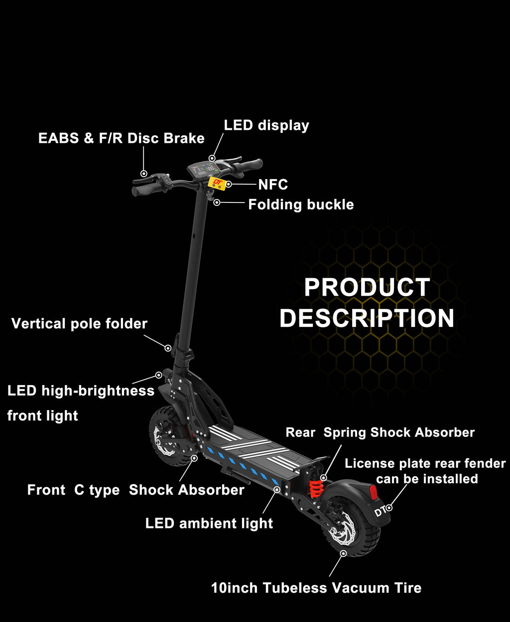 Drive Tron DT10 Electric Scooter