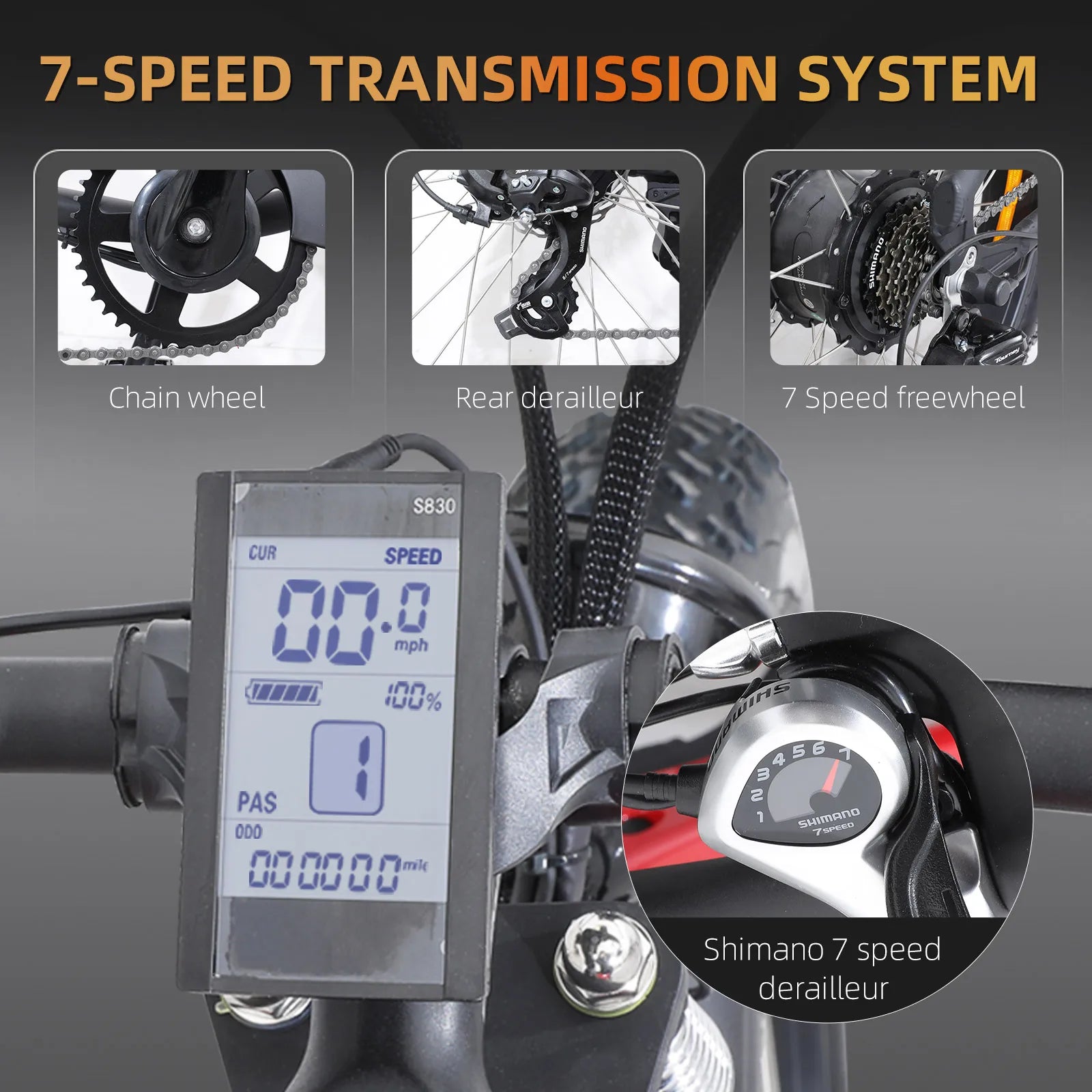 750W Electric Mountain Bike