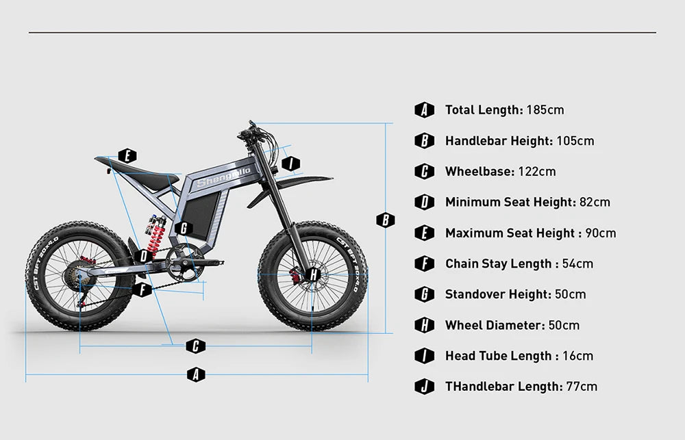 S900 1500W Electric Bicycle