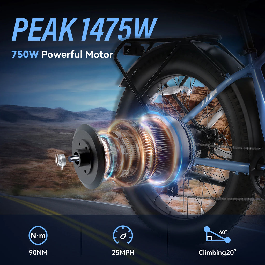 Electric Bike 26"x4.0 Fat Tire