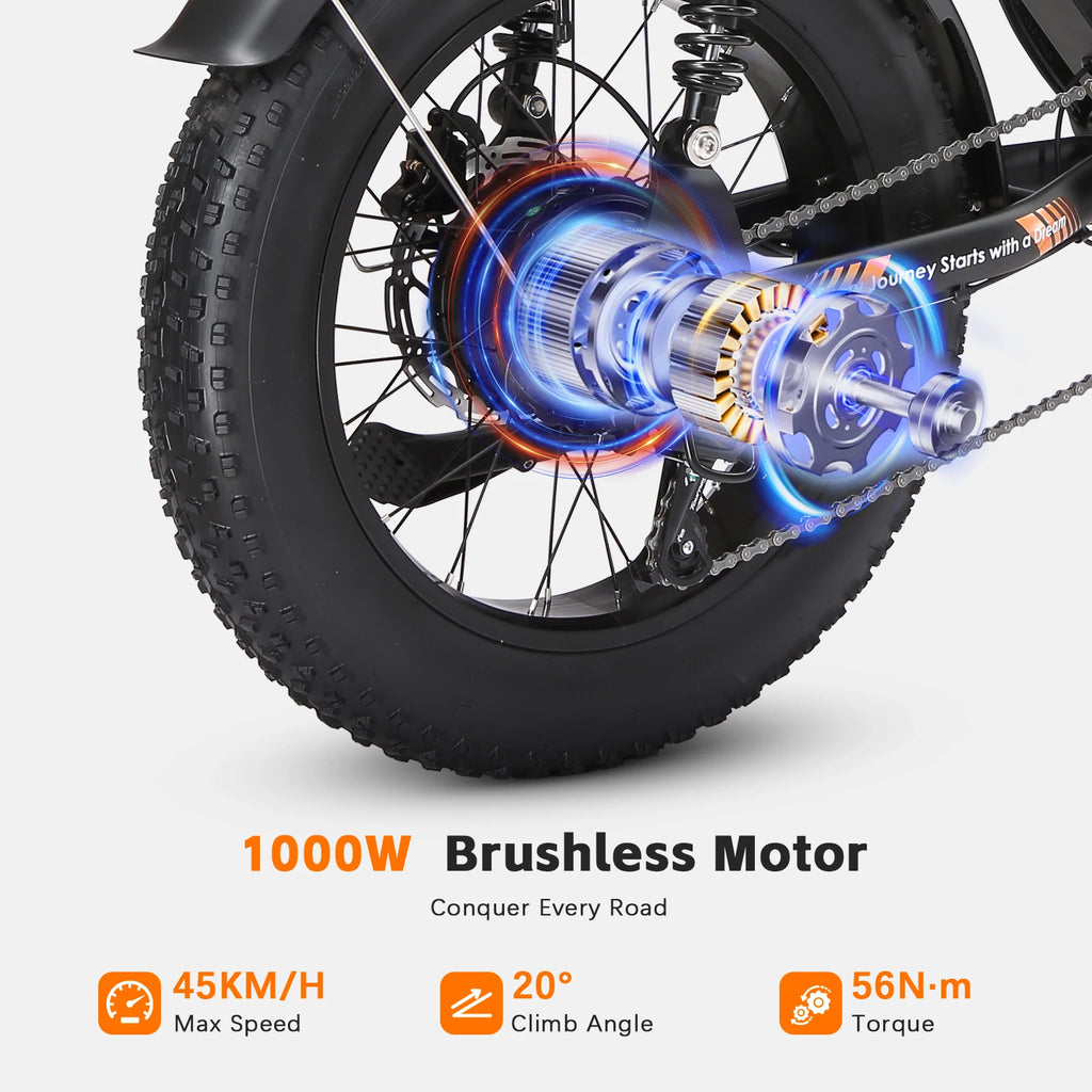 Pure Union 1000W Electric Bike