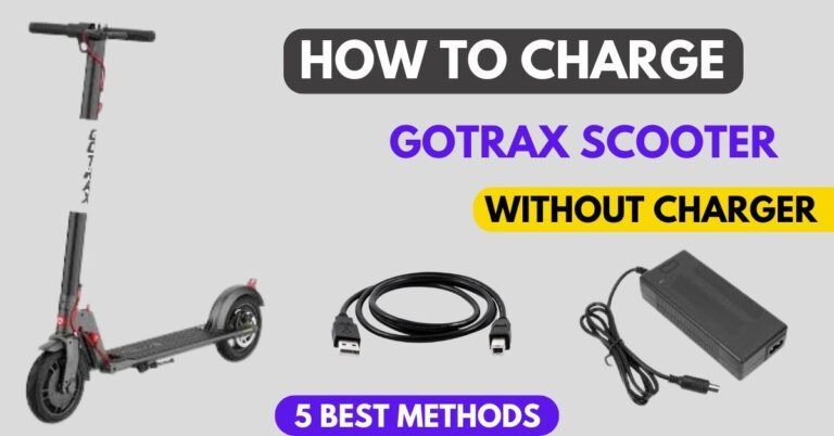 How to Charge a Gotrax Scooter without Charger